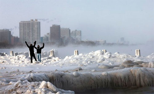ola de frío polar en EEUU